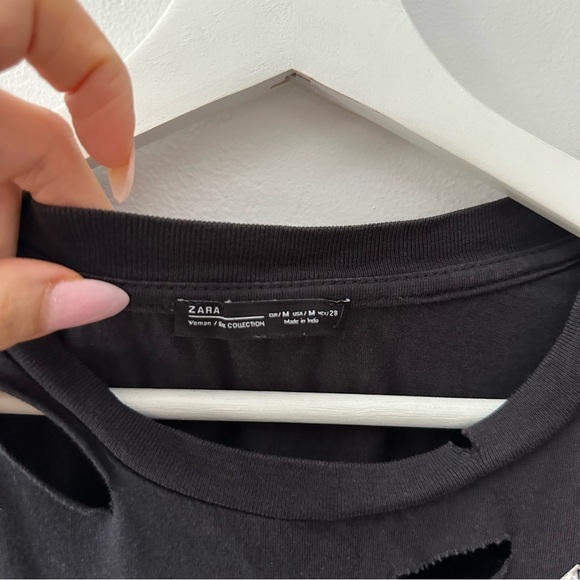 Embellished Black Women's Top - Picture 3 of 4